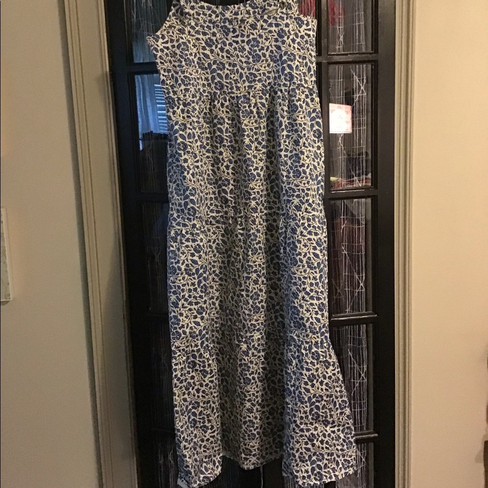 Candace Cameron Bure tiered maxi dress flowy